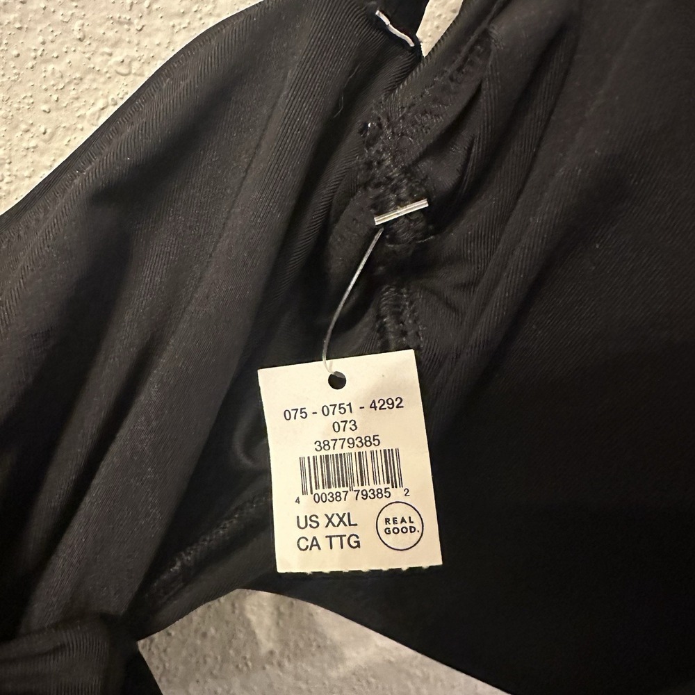 NWT Aerie Black Wrap One Piece Full Coverage Swimsuit Size XXL - Picture 5 of 9